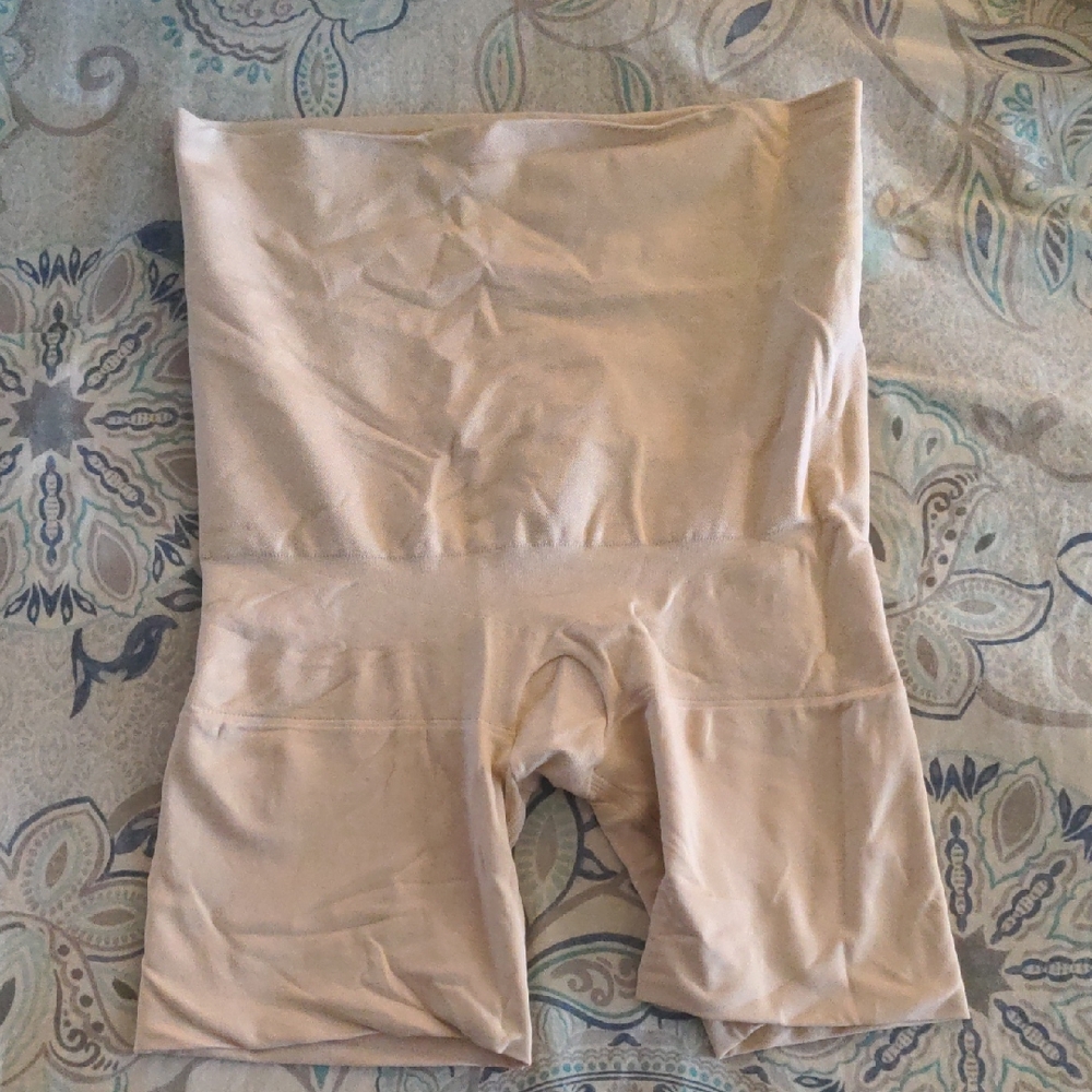 SPANX High-Rise Shapewear Shorts - Beige